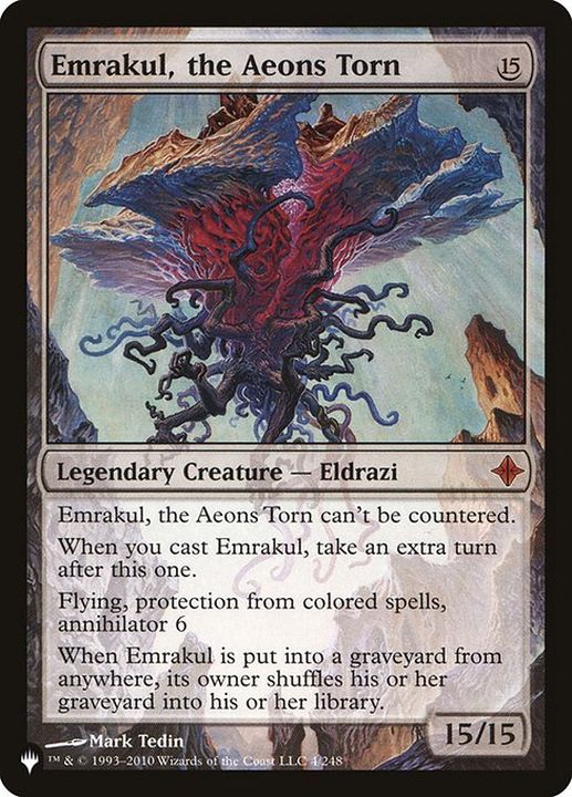 EX]引き裂かれし永劫、エムラクール/Emrakul, the Aeons Torn《英語
