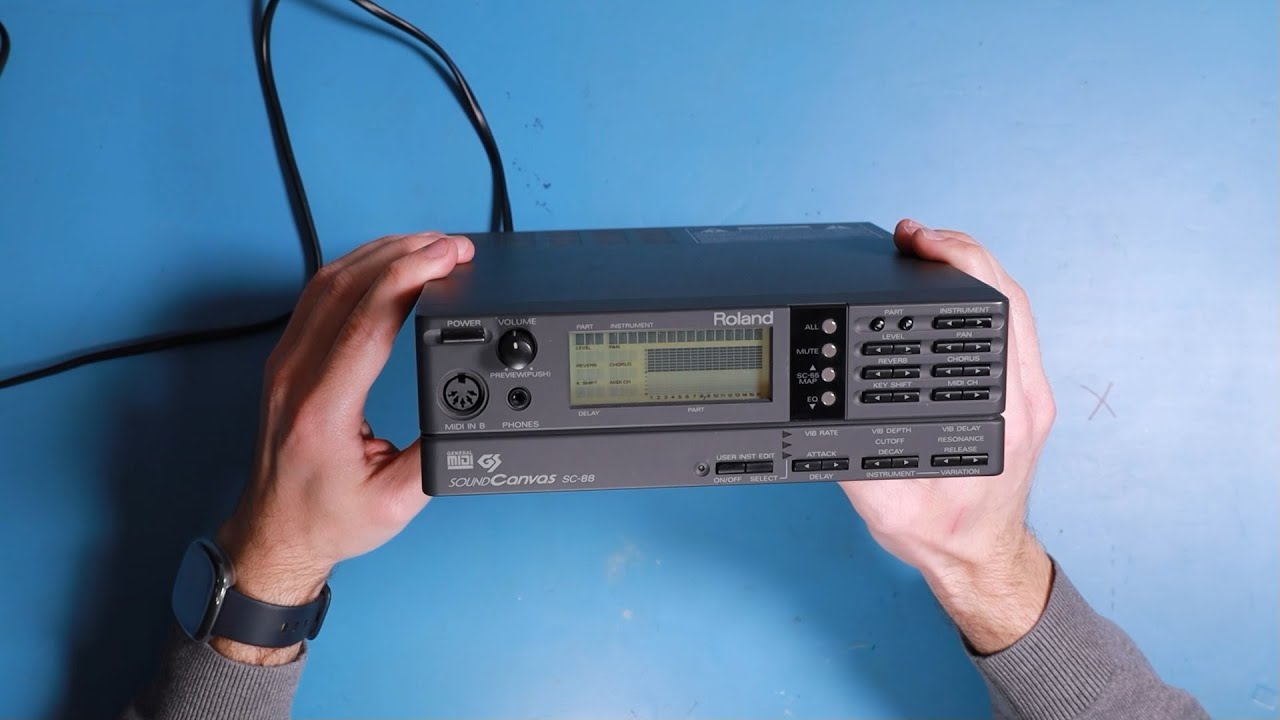 Roland SoundCanvas SC-88 - Teardown and Repair - YouTube