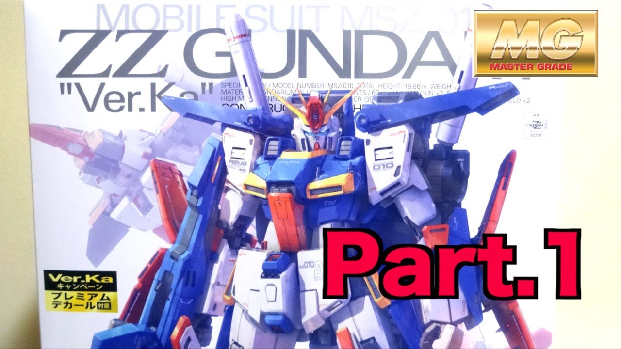 ZZ Gundam Part.1】MG 1/100 ZZ Gundam（Ver. Ka）wotafa's review