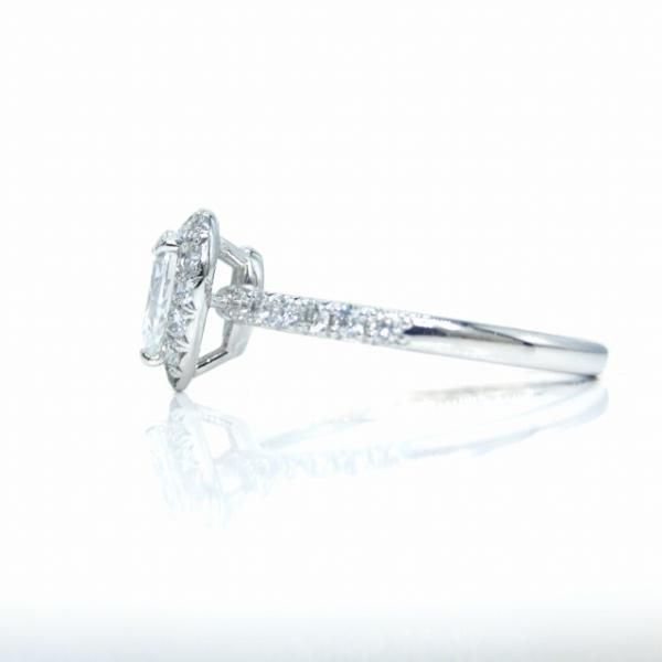 D-IF ペアシェイプ ダイヤモンドリング D 0.42ct 0.31ct Pt950 GIA鑑定