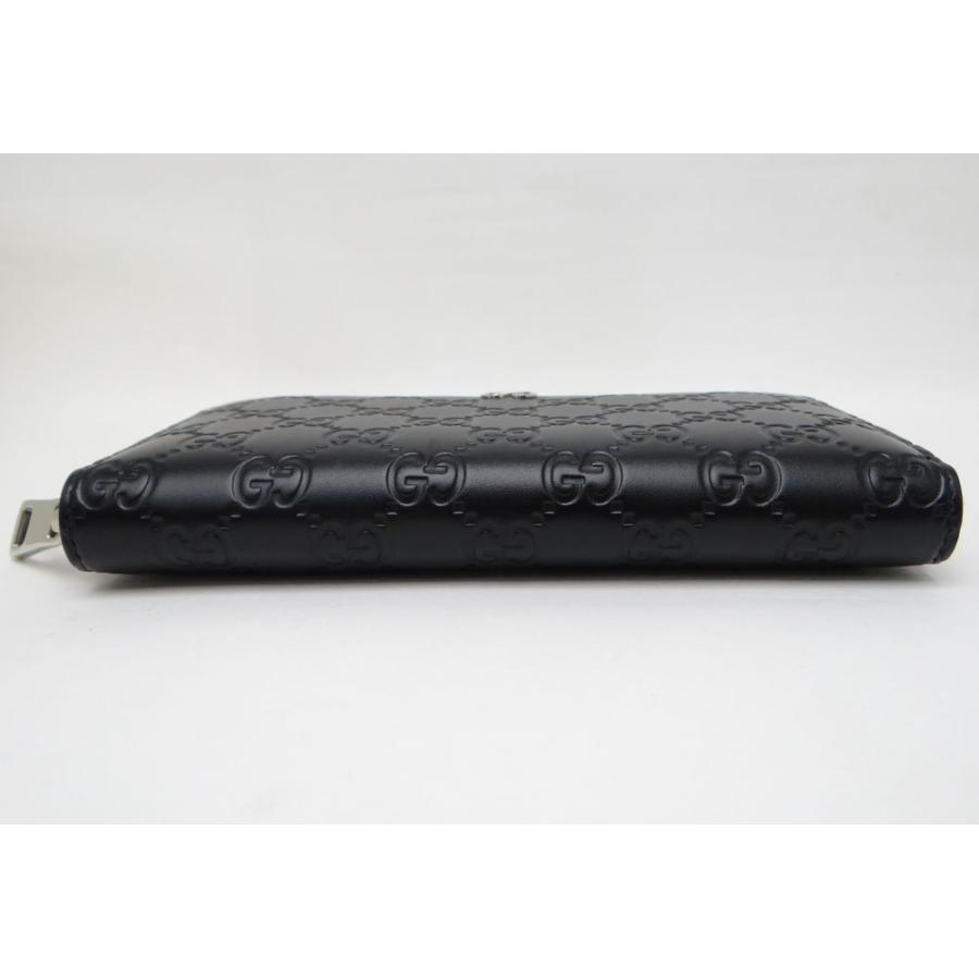 グッチシマ GUCCI グッチ 473928 レザー ラウンドファスナー長財布