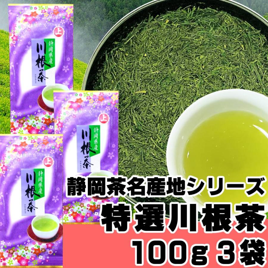 特選川根茶 100g×3袋 天空の茶産地 2025年産 静岡茶 静岡茶名産地