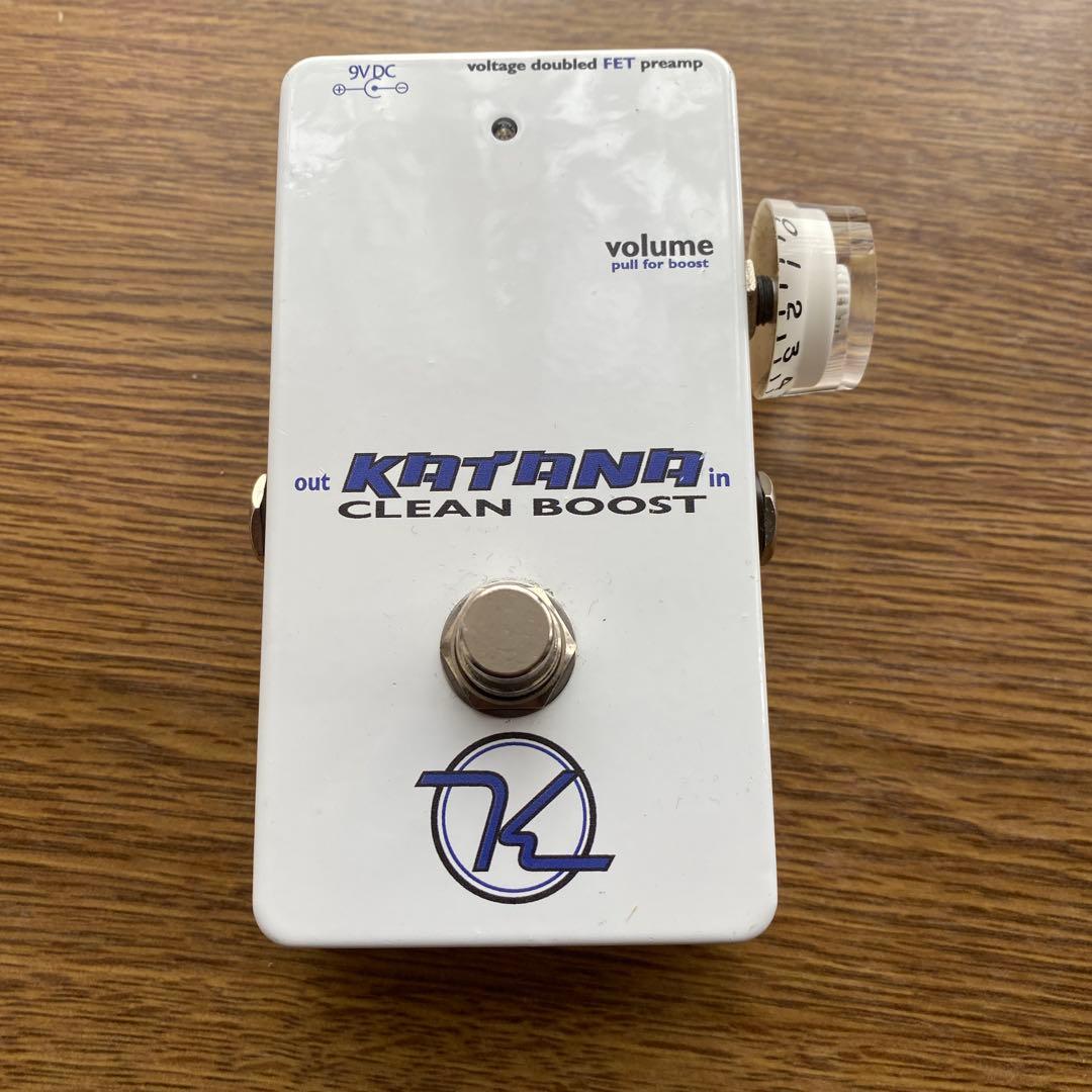 キーリー　カタナブース Katana Clean Boost Throwback White Edition - Keeley Electronics