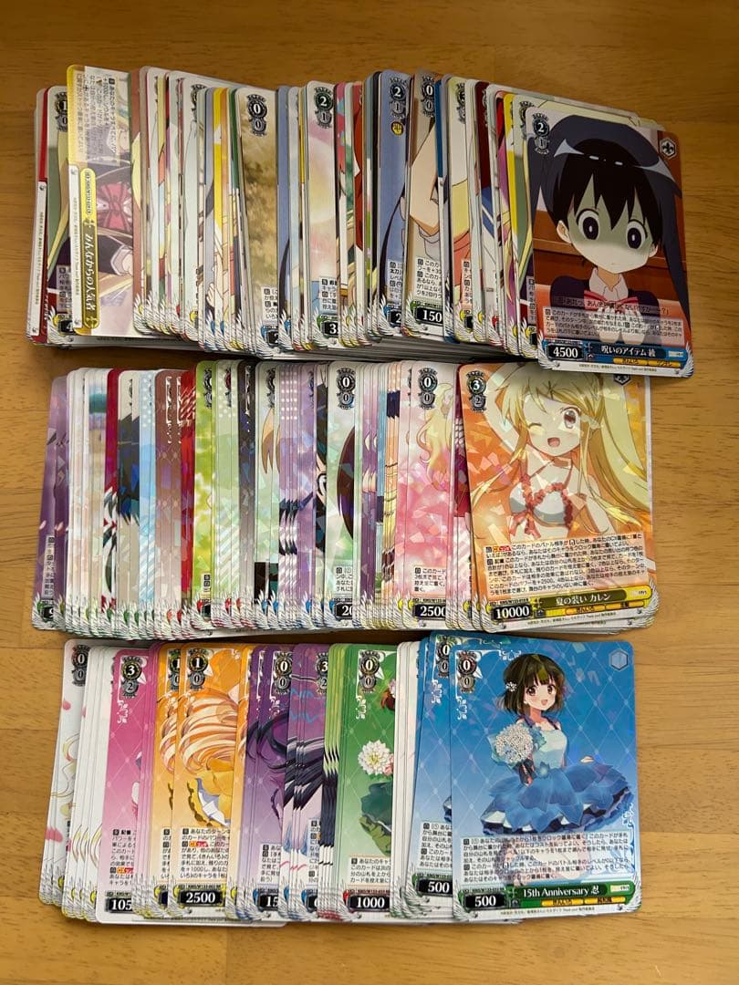 ヴァイスシュヴァルツ　きんいろモザイク RR以下 4コン A版　先後マーカー付 ヴァイスシュヴァルツ ブースターパック「きんいろモザイク 15th