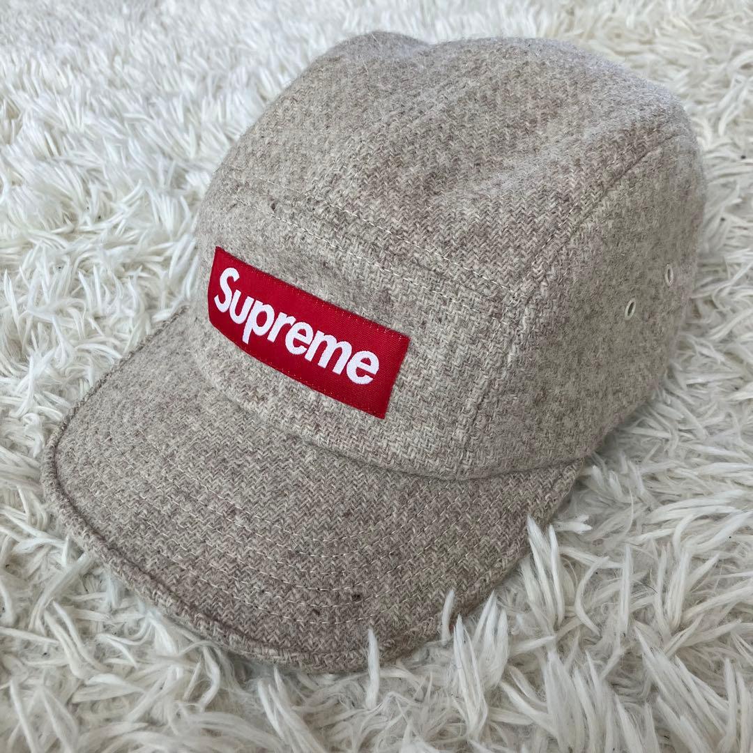 帽子 supreme Harris Tweed Camp Cap Buy Supreme Harris Tweed Camp Cap 'Black' - FW25H14 BLACK | GOAT