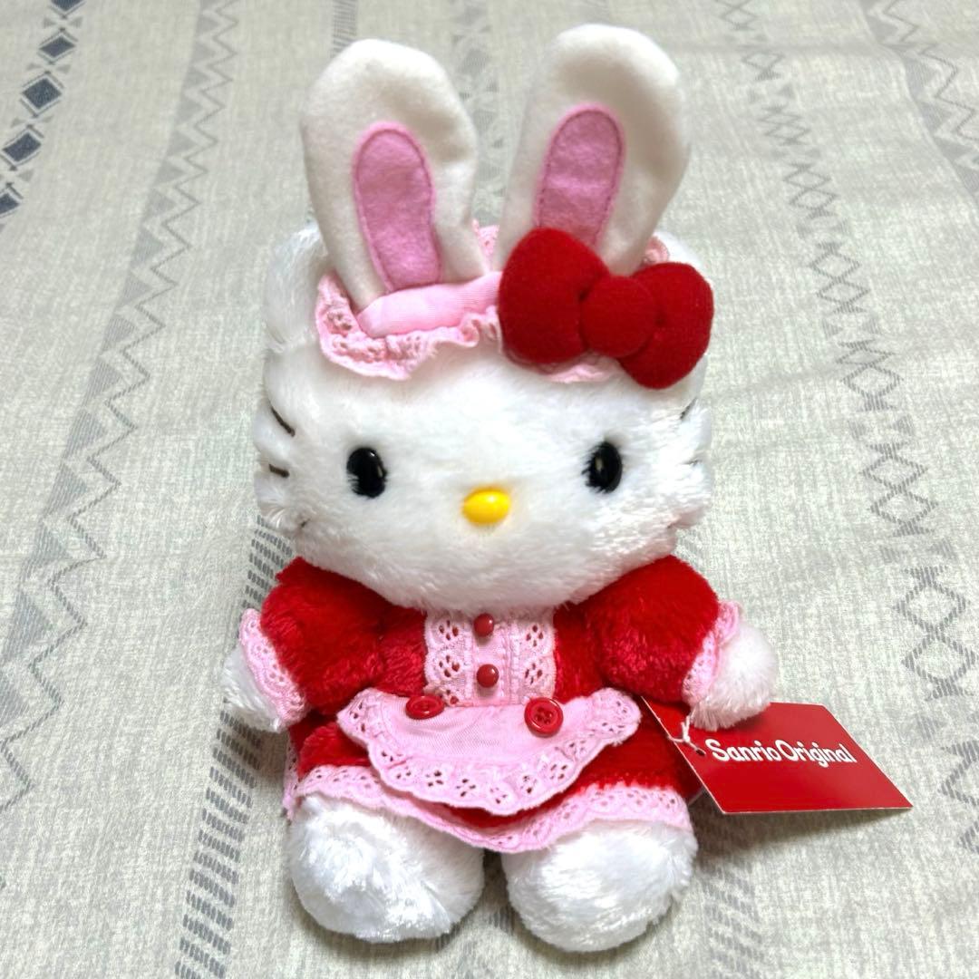 希少 サンリオ ハローキティ うさぎの耳 ぬいぐるみ ウサギドールキラ