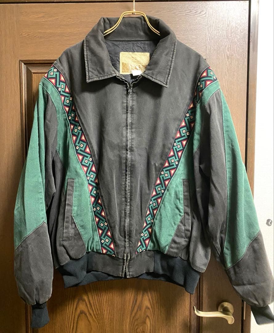 ビンテージ90s Made in USA ブルゾン CREPPLE CREEK 楽天市場】古着 90年代 CRIPPLE CREEK ネイティブ柄 コットンブルゾン