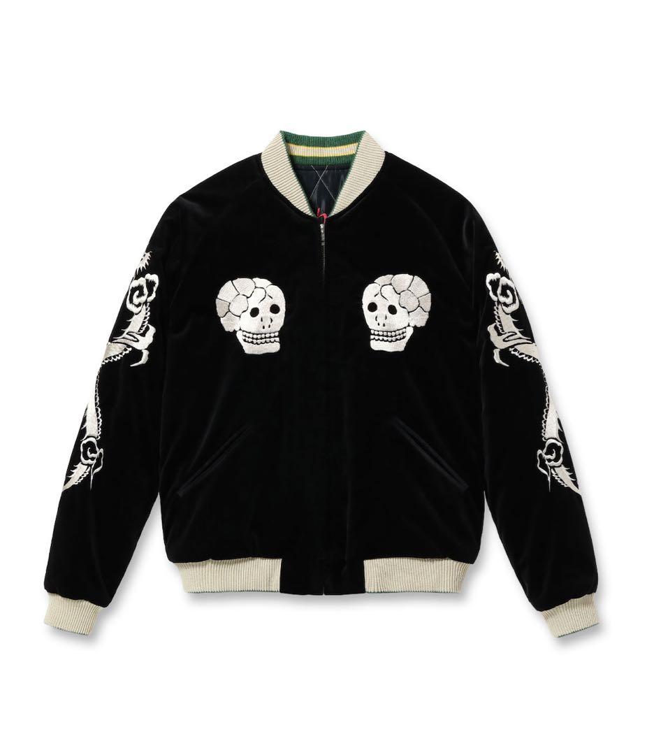 SNAKE&SKULL×DRAGON & TIGERテーラー東洋　別珍スカジャン