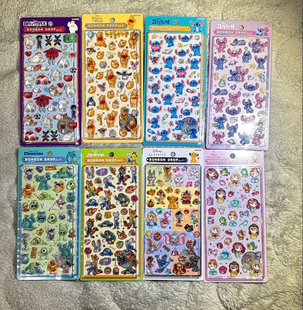 ★24時間以内発送 正規品 ディズニー ボンボンドロップシール 第2弾 全種★