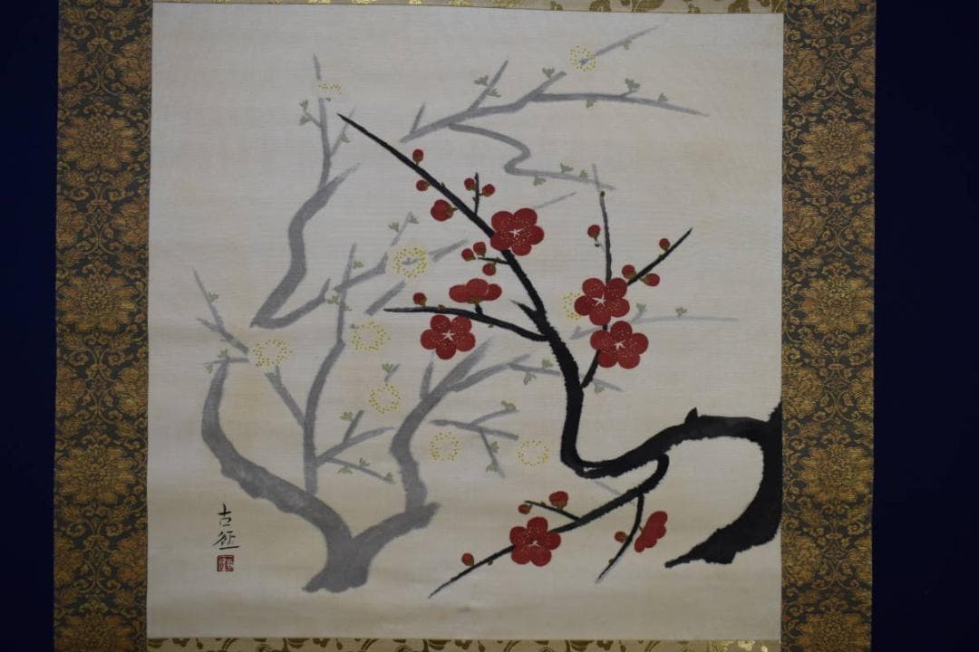 /小林古径/紅白梅図/布袋屋掛軸HI-394 金箔風クリアファイル〈国宝 紅白梅図〉尾形光琳京都便利堂オンライン