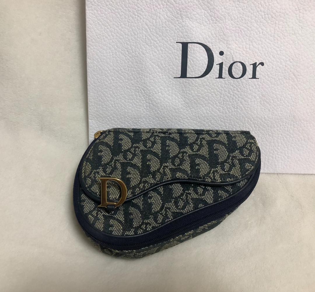 希少 正規品 Dior ディオール ポーチ クラッチバッグ 総柄 トロッター 中古・古着通販】Christian Dior (クリスチャン ディオール