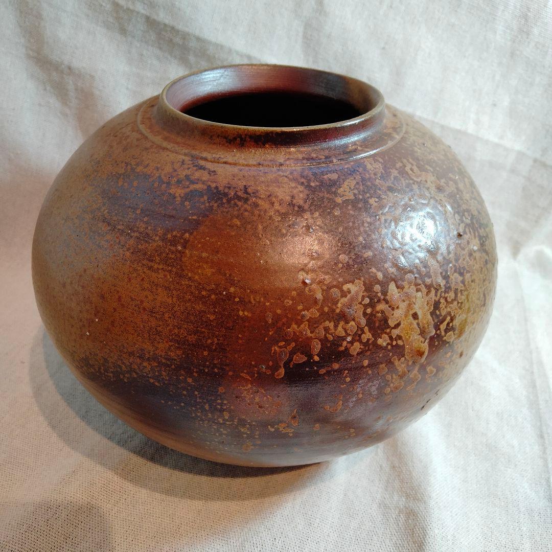 備前焼 丸壺
