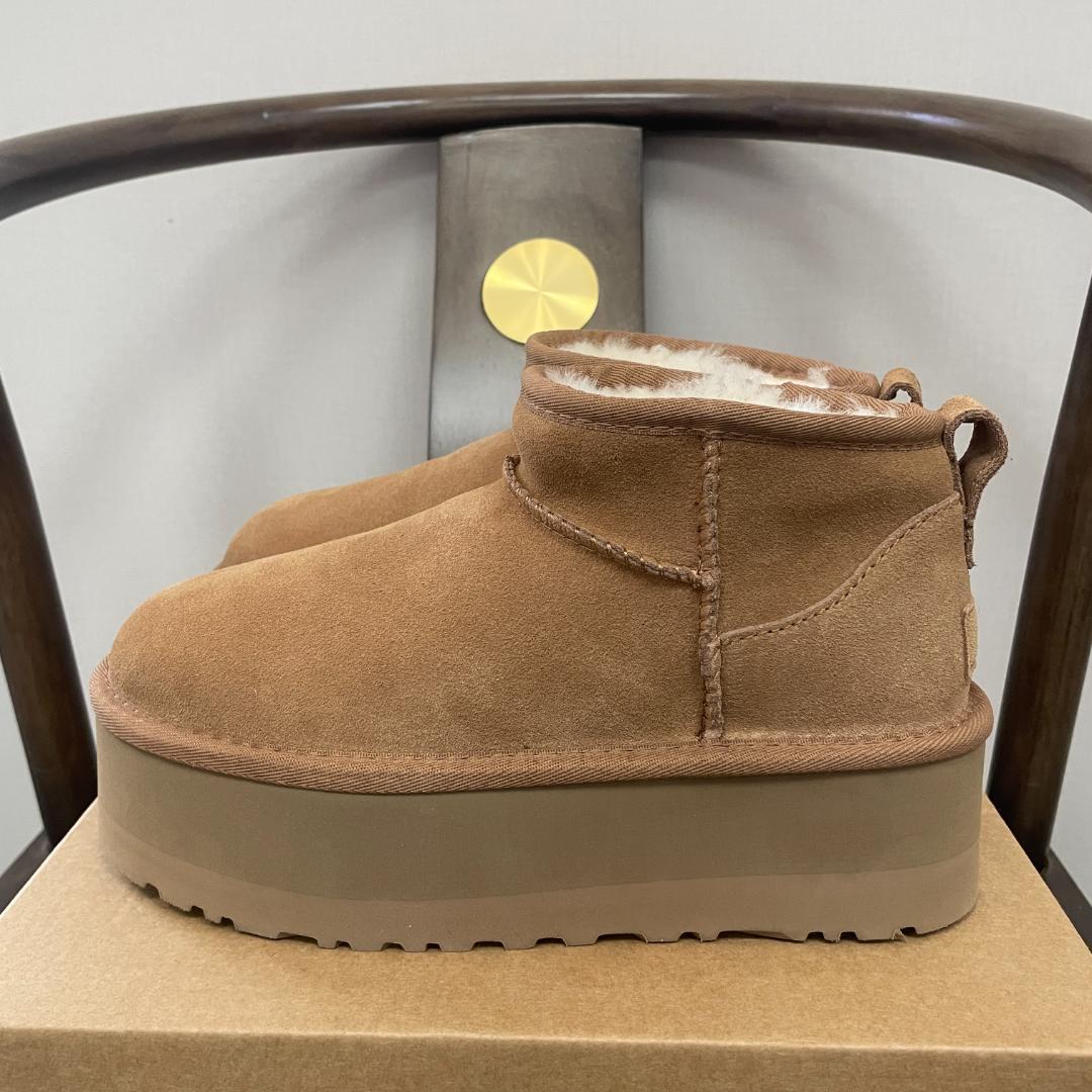 UGG クラシック ウルトラ ミニ プラットフォーム 厚底ブーツ 23cm