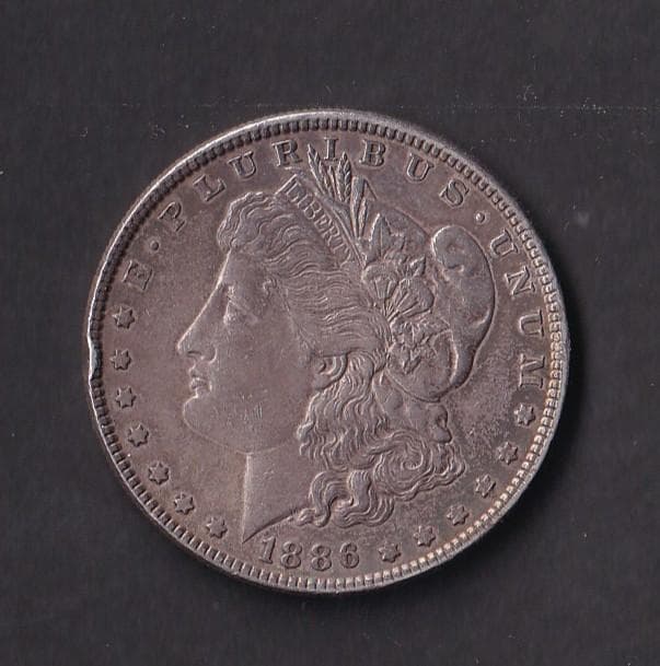 アメリカ　1ドル銀貨　モルガンダラー　1886年 アメリカ United States of America モルガンダラー 1ドル銀貨 1886年