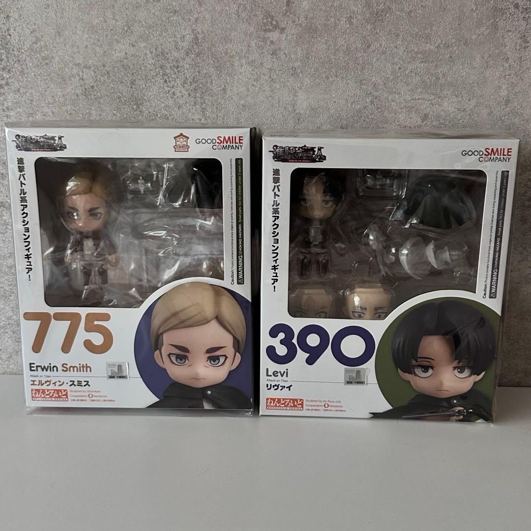 【ねんどろいど】進撃の巨人 エルヴィン・スミス & リヴァイ フィギュアセット