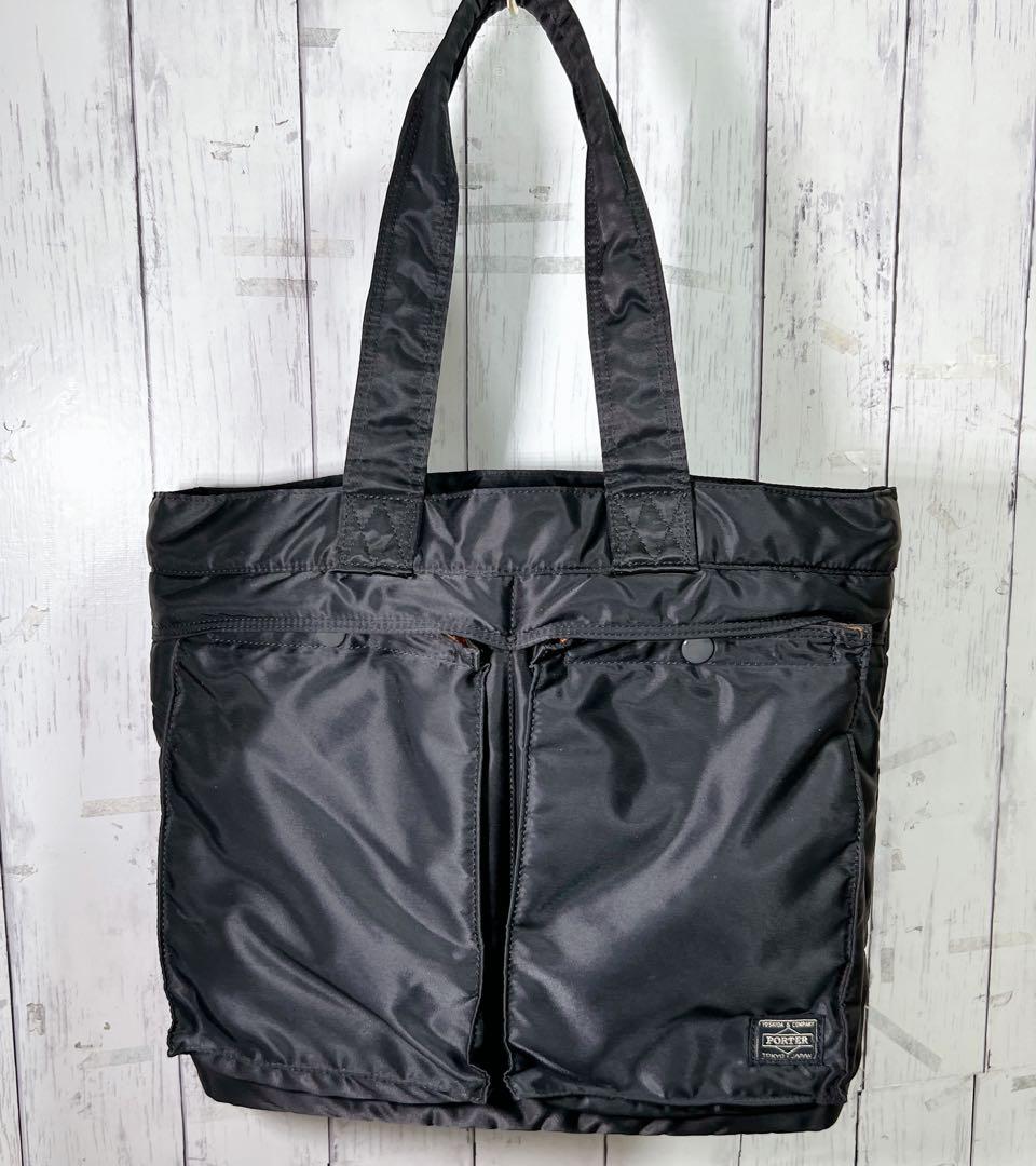【美品・廃盤】PORTER 吉田カバン タンカー ビジネス トート 黒 A4