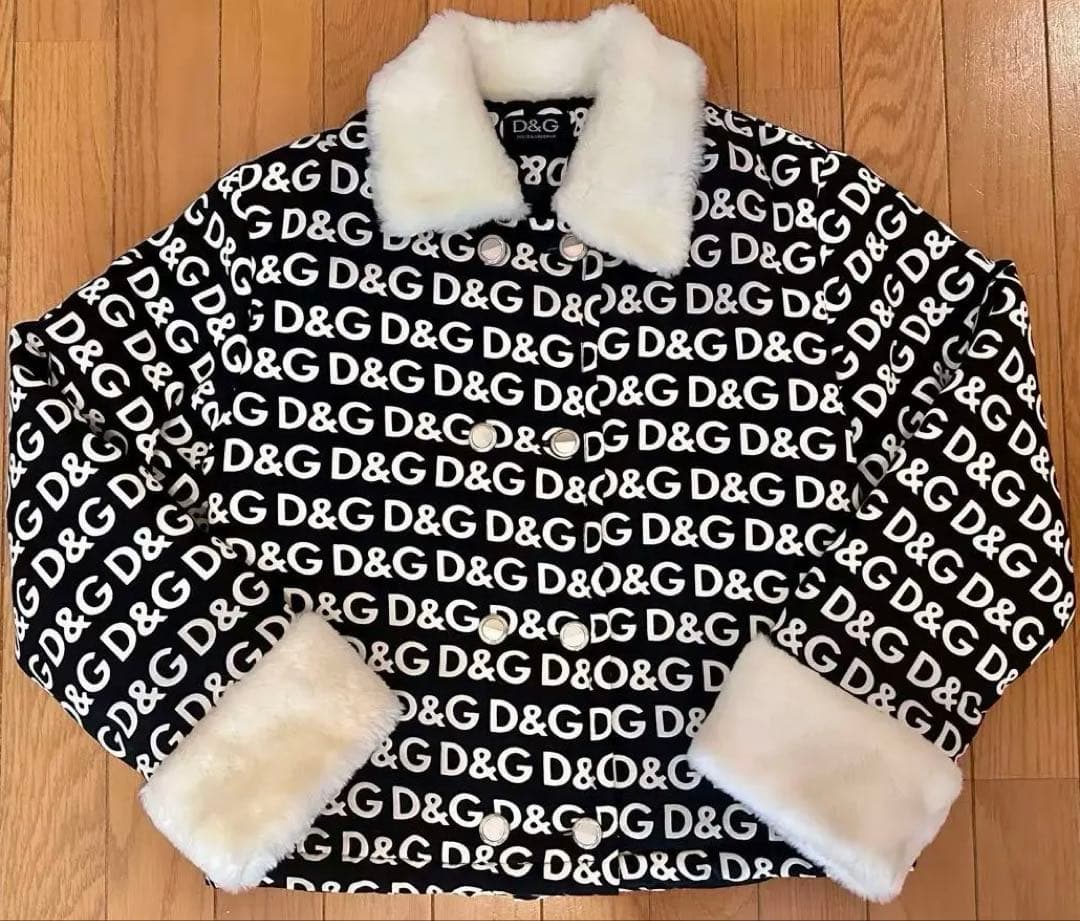 ドルチェ＆ガッバーナ D&G モノグラムプリント ダブルブレストジャケット ドルチェ＆ガッバーナ D&G モノグラムプリント ダブルブレスト