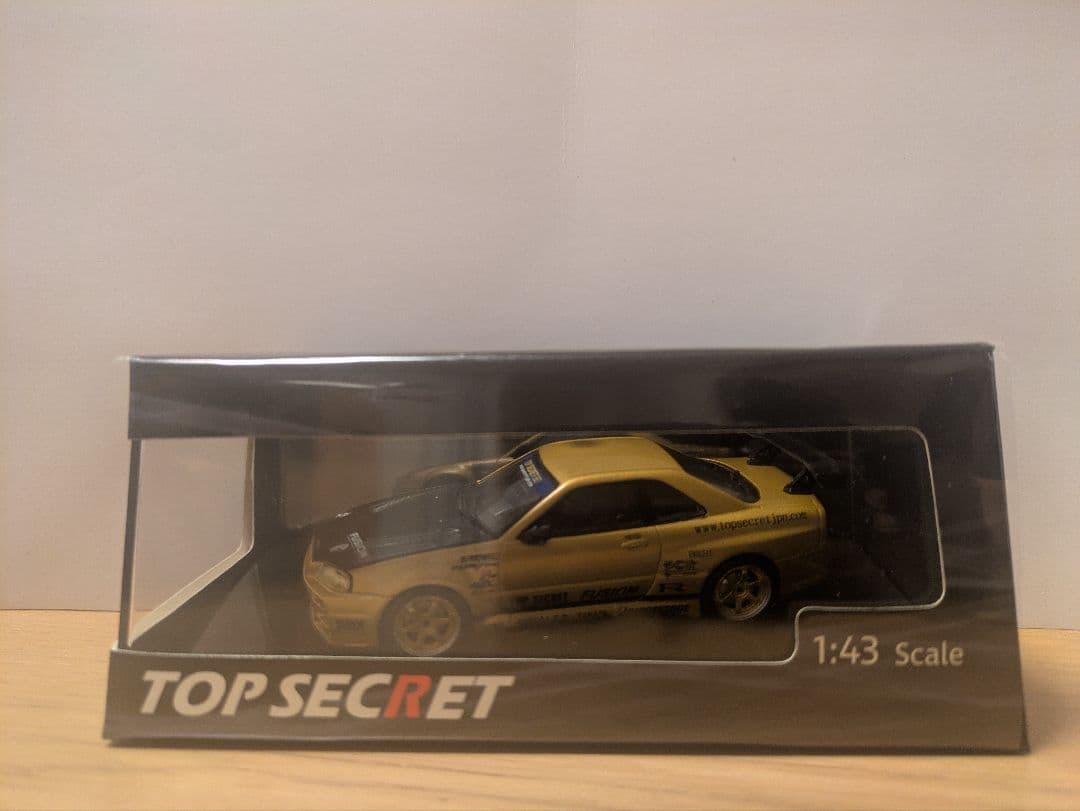 東京オートサロン 限定 FUSION-RR top secret 34 1台 東京オートサロン会場限定！TOP SECRET R34チューンドカーの1/43モデル