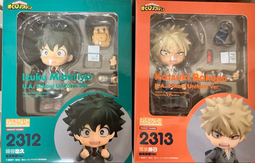 ねんどろいど 爆豪勝己 緑谷出久 おまけ付き！ ヒロアカ』新作ねんどろいど登場！緑谷出久＆爆豪勝己の十傑