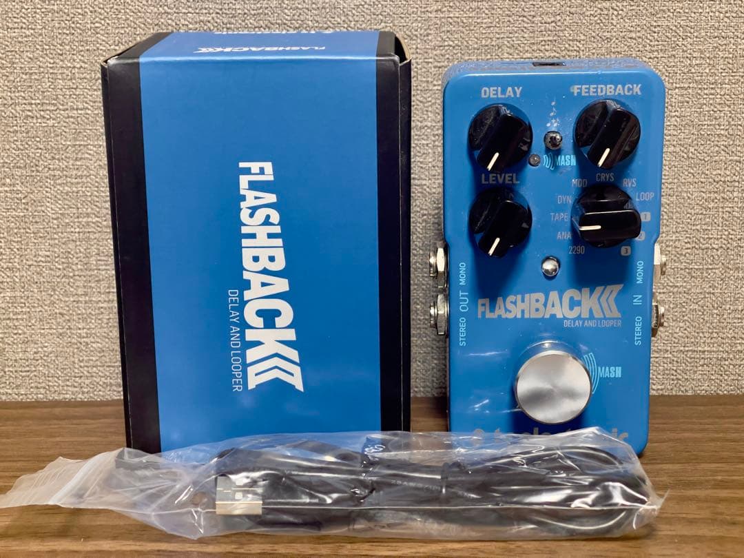 ギター tc electronic FLASHBACK 2 DELAY tc electronic FLASHBACK 2 DELAY｜ミュージックランドKEY