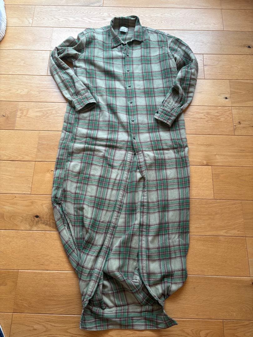 mihara yasuhiro ミハラヤスヒロ　ネルシャツ　サイズS Maison MIHARA YASUHIRO ミハラヤスヒロ フード付き チェックシャツ