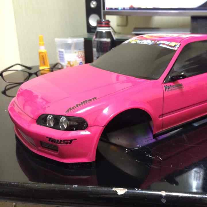 タミヤ シビック ドリフト ヨコモ ドリフトパッケージNEO ボディレス - ラジコンカー・RCカーのヨコモ