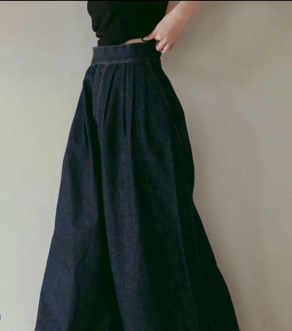 WWW！ETRETOKYO✖️EDWINコラボタックワイドデニムパンツS ETRE TOKYO（エトレトウキョウ）の「EDWIN×ETRETOKYO タックワイド