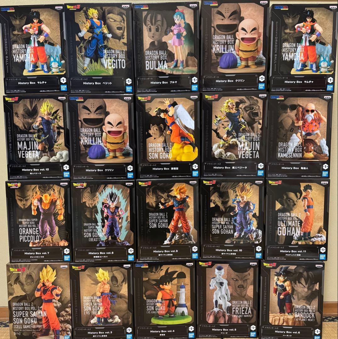 ドラゴンボールフィギュア　History Box 20点セット　まとめ売り