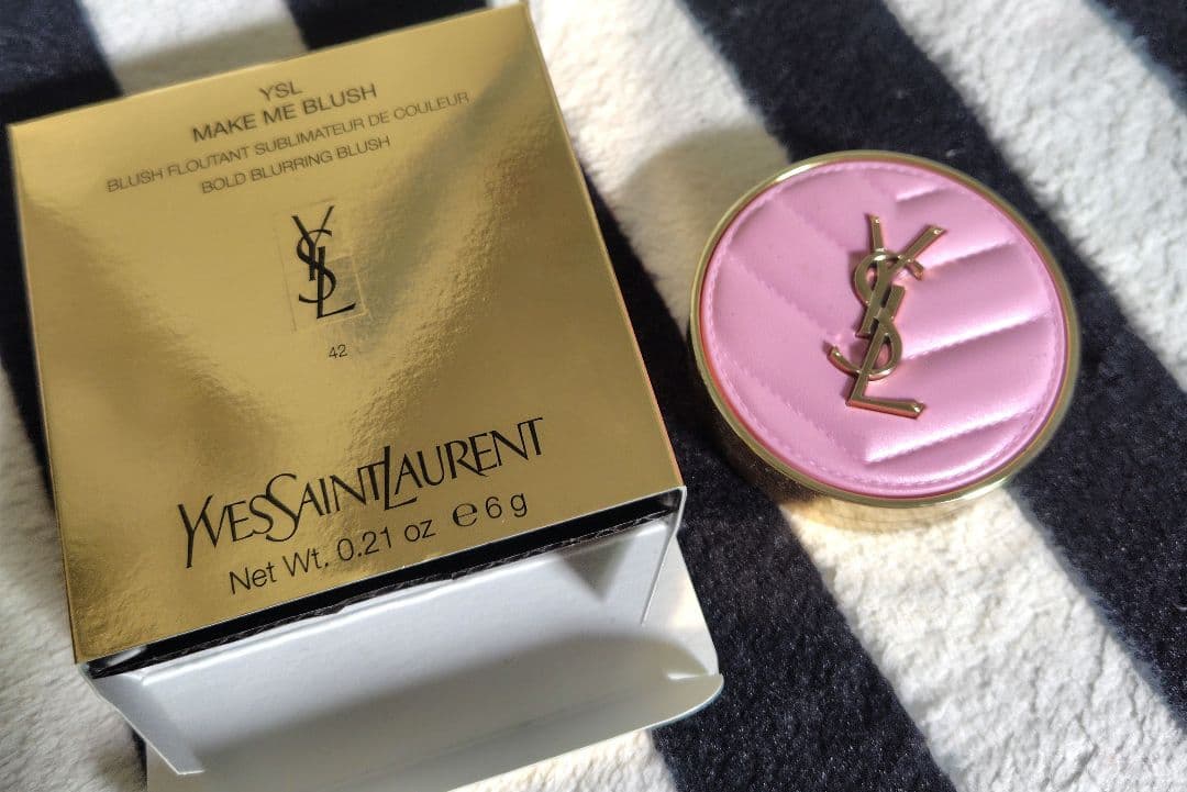YSL メイクミーブラッシュ パウダー　42 ベビードールピンク YSL メイクミーブラッシュ パウダー 42 BABYDOLL PINK / YVES SAINT