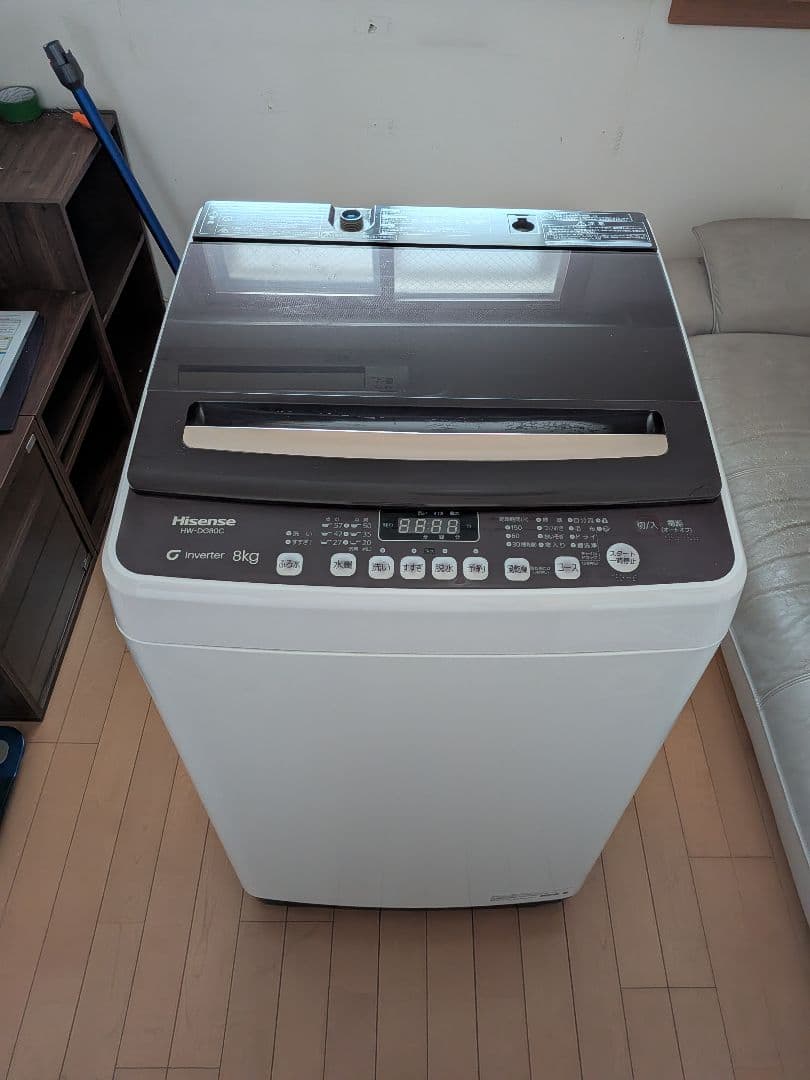 Hisense洗濯機　HW-DG80C（2022年製） HW-DG80C | ハイセンスジャパン株式会社