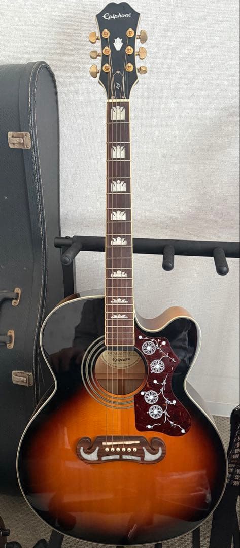 Epiphone 200CE アコースティックギター　エレアコ ebisound_j200ecbk