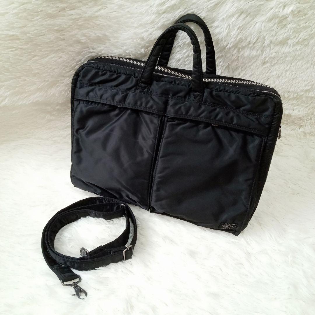 PORTER ポーター タンカー 2WAYブリーフケース　２層式　吉田カバン PORTER ポーター タンカー 2WAYブリーフケース 黒2層式 吉田カバン