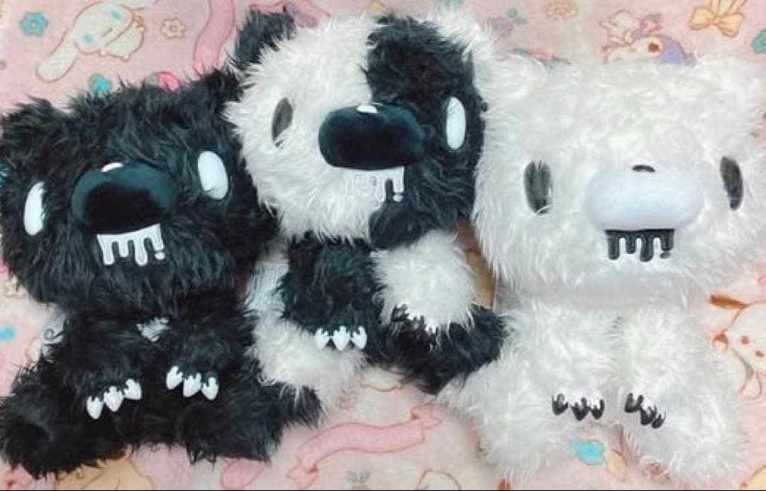 グルーミー ぬいぐるみ long fur monotone 白黒 Amazon.co.jp: グルーミー ぬいぐるみ モノトーン モノクロ ホワイト