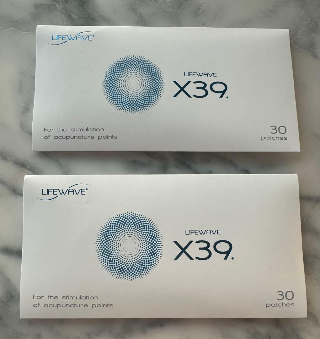 【新品未使用】LIFEWAVE X39 30枚入り✖️2袋説明書付き エックスサーティナイン ライフウェーブ X39 パッチシール 30枚 説明書