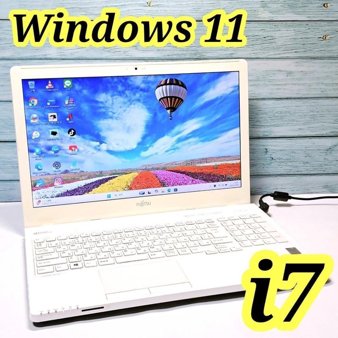G77 設定済 富士通ノートパソコン i7/8GB Windows11 楽天市場】第8世代 富士通ノートパソコン core i7の通販