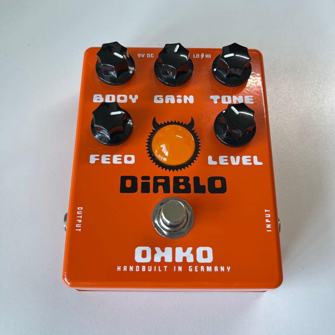 OKKO DIABLO ギターエフェクター Okko FX Diablo Single Channel Overdrive Guitar Pedal — Truetone Music