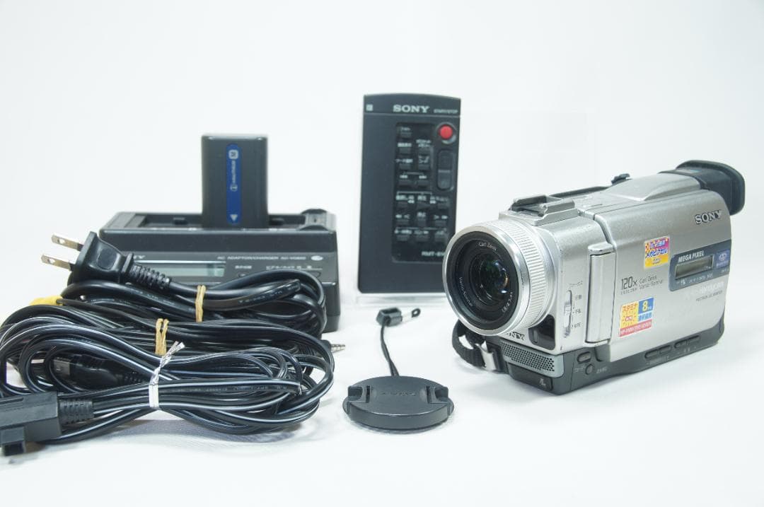 【返品保証】 SONY DCR-TRV20 ビデオカメラ 動作品 ダビング 撮影再生ダビングOK SONY DCR-TRV20 液晶大画面 - メルカリ