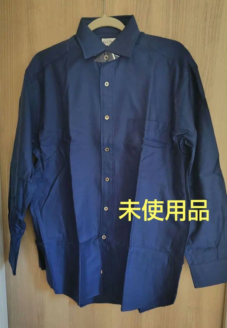 ★未使用★　Paul Smith ポール・スミス　ネイビー メンズ長袖シャツ L Paul Smith（ポール・スミス） PS PAUL SMITH メンズカジュアルシャツ