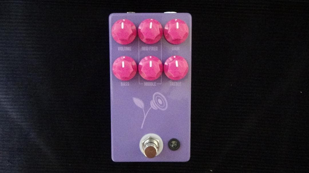 ギター JHS Pedals The Violet Lari Basilio JHS Pedals Violet Lari Basilio Signature Distortion - Purple